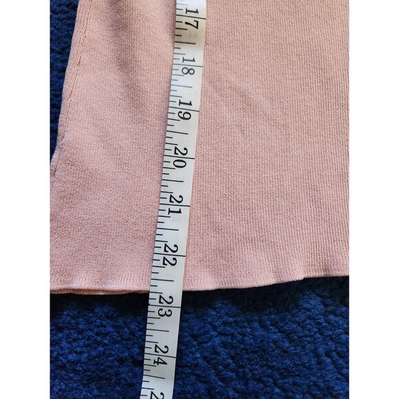 Cremieux Women's Pale Pink Basic Top M - Picture 5 of 6